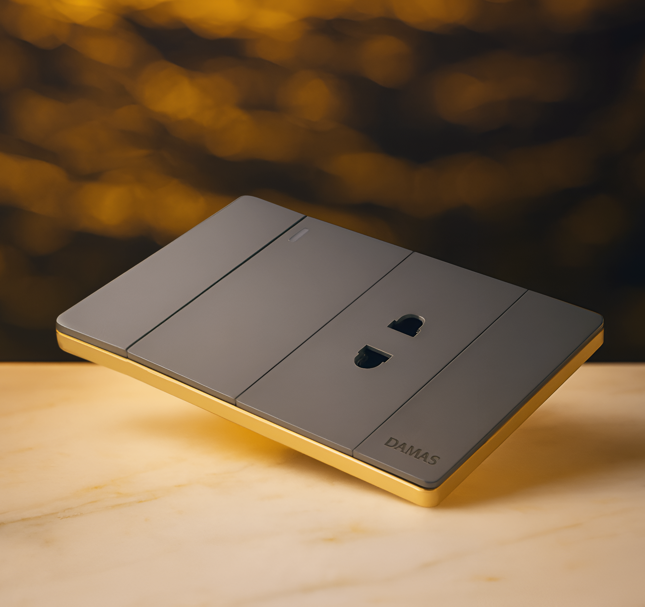 Damas Electric brown cover + champagne chassis